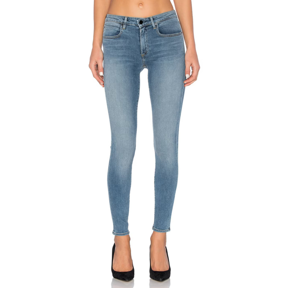 Denim X Alexander Wang Whip Skinny Jeans W26 Washed Indigo
